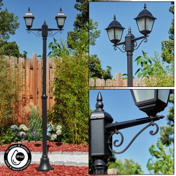 NAOFE Lamp Post black, 2-light sources