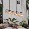 GASTOR Pendant Light - glass Amber, clear, 5-light sources