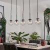 GASTOR Pendant Light - glass clear, 5-light sources