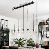 GASTOR Pendant Light - glass clear, 5-light sources