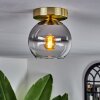 KOYOTO Ceiling Light - glass brass, 1-light source
