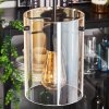 PARANE Pendant Light - glass Amber, clear, 5-light sources