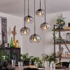 APEDO Pendant Light - glass clear, Smoke-coloured, 5-light sources