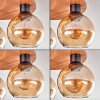 KOYOTO Ceiling Light - glass Ecru, black, 6-light sources
