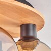 KOYOTO Ceiling Light - glass Ecru, black, 6-light sources