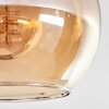 KOYOTO Ceiling Light - glass Amber, 4-light sources