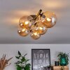 CHEHALIS Ceiling Light Amber, 5-light sources