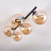 CHEHALIS Ceiling Light Amber, 5-light sources