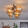 CHEHALIS Ceiling Light Amber, 5-light sources