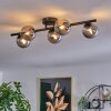 CHEHALIS Ceiling Light Smoke-coloured, 5-light sources