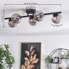 CHEHALIS Ceiling Light Smoke-coloured, 5-light sources