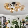 CHEHALIS Ceiling Light gold, black, 6-light sources
