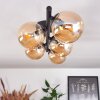 CHEHALIS Ceiling Light - glass Amber, 5-light sources