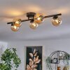 CHEHALIS Ceiling Light - glass Amber, 5-light sources