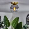 KOYOTO Ceiling Light - glass brass, 1-light source