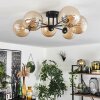 CHEHALIS Ceiling Light Amber, 6-light sources