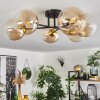 CHEHALIS Ceiling Light gold, black, 6-light sources