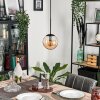 GASTOR Pendant Light - glass Amber, 1-light source