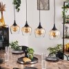 AZURARA Pendant Light black, 4-light sources