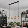 GASTOR Pendant Light - glass Amber, 4-light sources