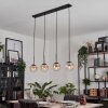 GASTOR Pendant Light - glass Amber, clear, 4-light sources