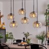 APEDO Pendant Light - glass Amber, clear, 6-light sources