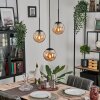 GASTOR Pendant Light - glass Amber, 3-light sources