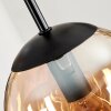 GASTOR Pendant Light - glass Amber, 3-light sources