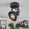 JONSERED Ceiling Light LED black, 1-light source