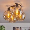KOYOTO Ceiling Light - glass Amber, 4-light sources