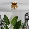 KOYOTO Ceiling Light - glass brass, 1-light source