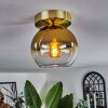 KOYOTO Ceiling Light - glass brass, 1-light source