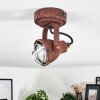 DROBAK Ceiling Light rust-coloured, black, 1-light source