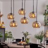 APEDO Pendant Light - glass Amber, 6-light sources