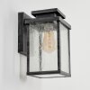 TIEVA Outdoor Wall Light black, silver, 1-light source, Motion sensor