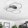 HOSUM Ceiling Light LED matt nickel, 1-light source
