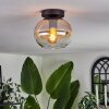APEDO Ceiling Light - glass Amber, clear, 1-light source
