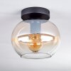 APEDO Ceiling Light - glass Amber, clear, 1-light source