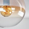 GASTOR Ceiling Light - glass Amber, clear, 1-light source