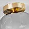 APEDO Ceiling Light - glass brass, 1-light source