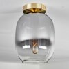 APEDO Ceiling Light - glass brass, 1-light source