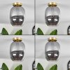 APEDO Ceiling Light - glass brass, 1-light source