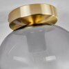 APEDO Ceiling Light - glass brass, 1-light source