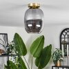 APEDO Ceiling Light - glass brass, 1-light source