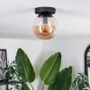 GASTOR Ceiling Light - glass Amber, 1-light source