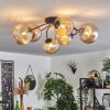 CHEHALIS Ceiling Light Amber, 6-light sources