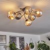 CHEHALIS Ceiling Light Amber, Smoke-coloured, 6-light sources