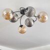 CHEHALIS Ceiling Light Amber, Smoke-coloured, 6-light sources