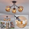 GASTOR Ceiling Light - glass Amber, 3-light sources