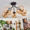 GASTOR Ceiling Light - glass Amber, 5-light sources